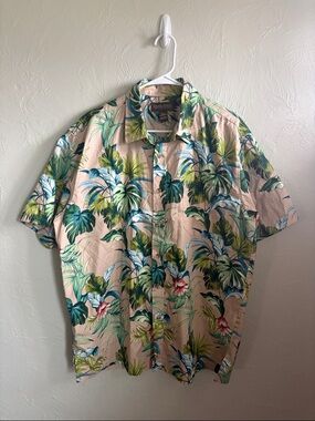 Cooke Street Hawaiian Islands Tropical Short-Sleeve Button-Down Shirt